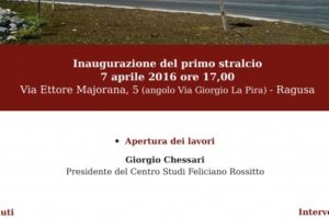 Inaugurazione nuova sede Centro Studi “Feliciano Rossitto”