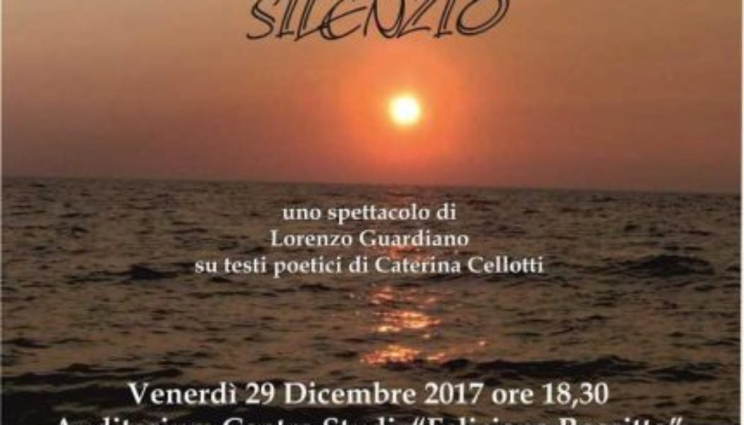 “Il Canto del Silenzio” al Centro Studi Feliciano Rossitto