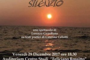 “Il Canto del Silenzio” al Centro Studi Feliciano Rossitto